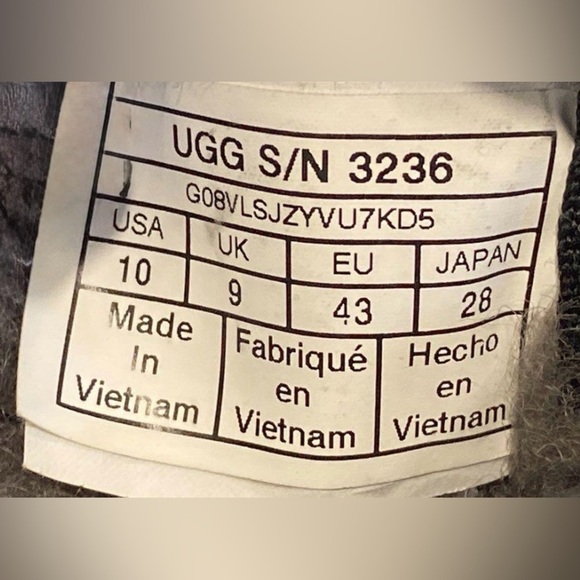 🖤 UGG Neumel Chukka Boots Men’s Size 10 – Black Sheepskin Suede 🖤 - Picture 6 of 6